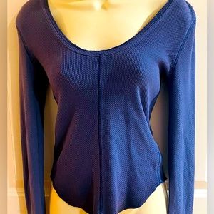 Free People knit waffle top, Size XS, worn once